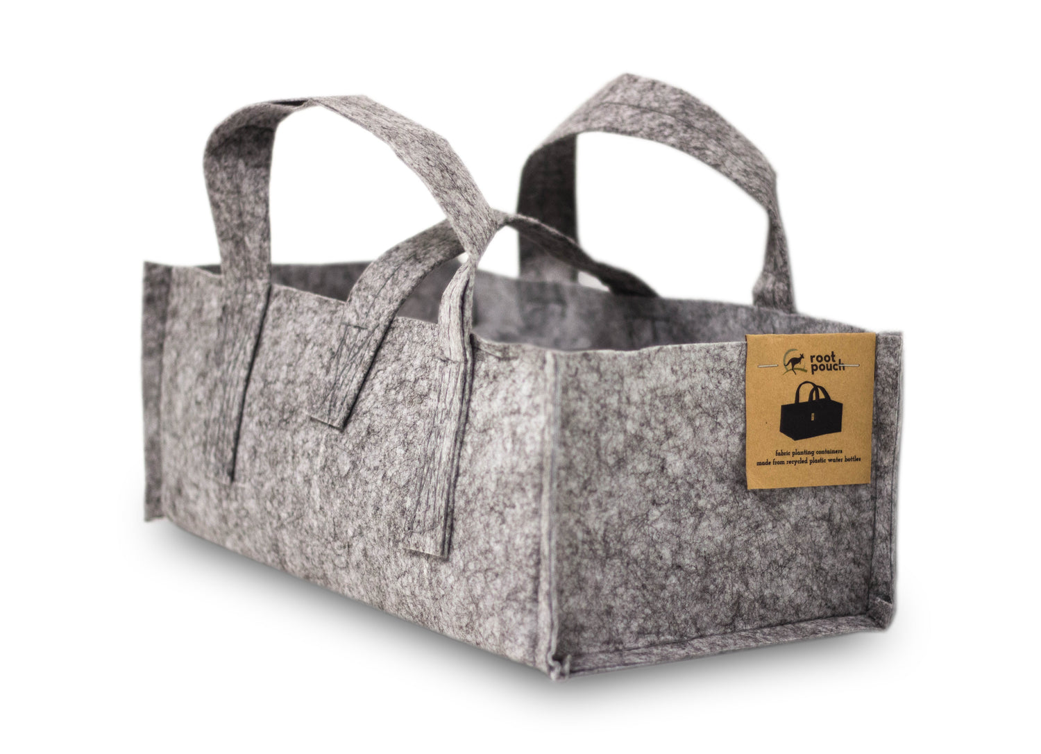Gray Root Pouch Balcony With Handles